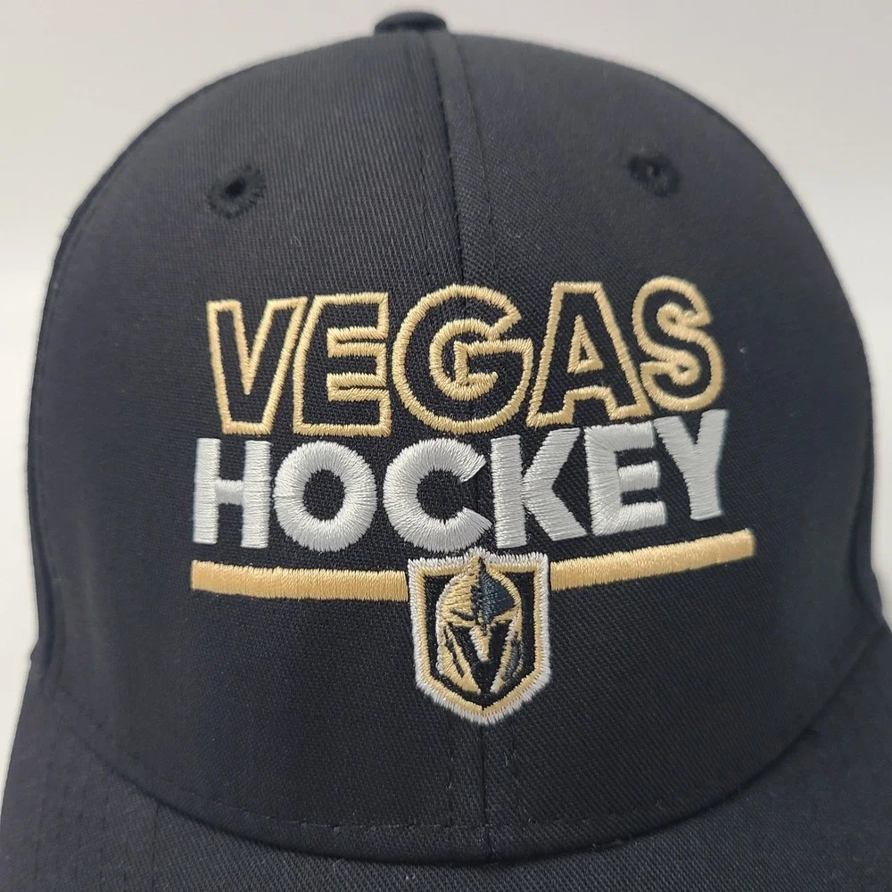 Vegas Golden Knights Hat Adjustable Adidas Black NHL 2018 Stanley Cup Final‎ Men
